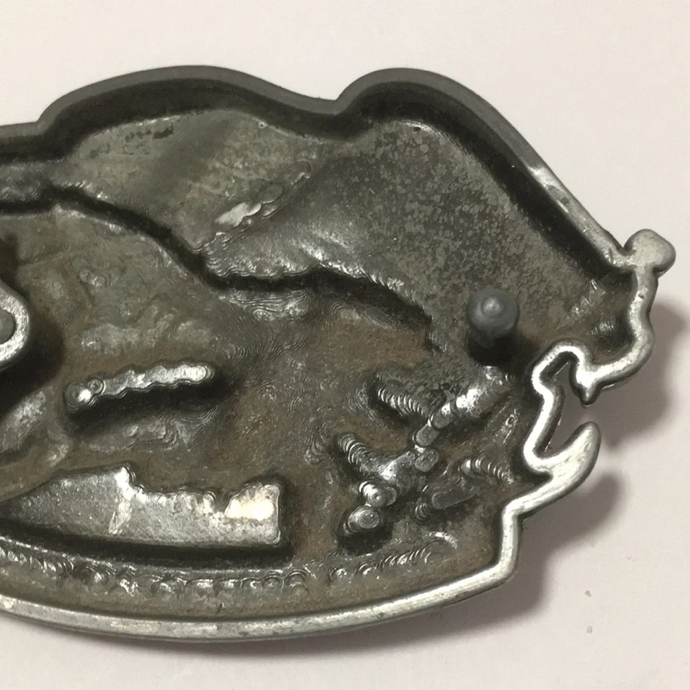Real American Hero” Police Commemorative Pewter Buckle